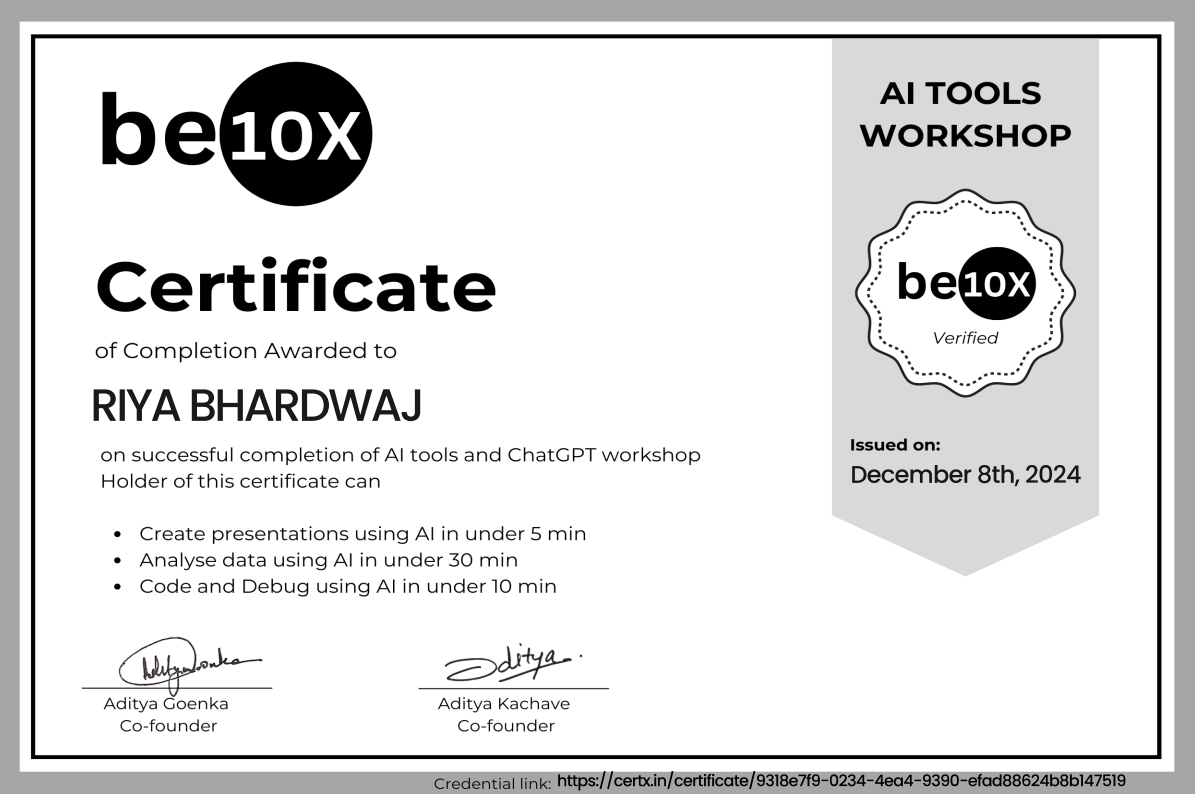 AI Tools & ChatGPT Workshop