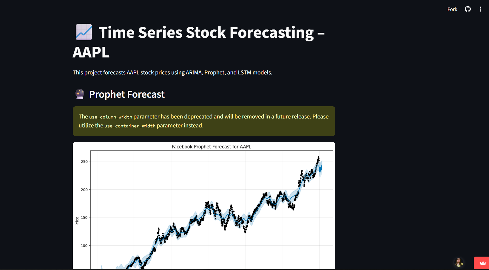 Stock Project Screenshot 2